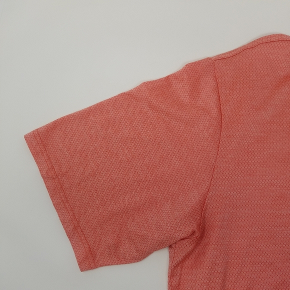 Bugatchi Mens Polo T Shirts 100% Mercerized Cotton XL Peach Color - Picture 9 of 11